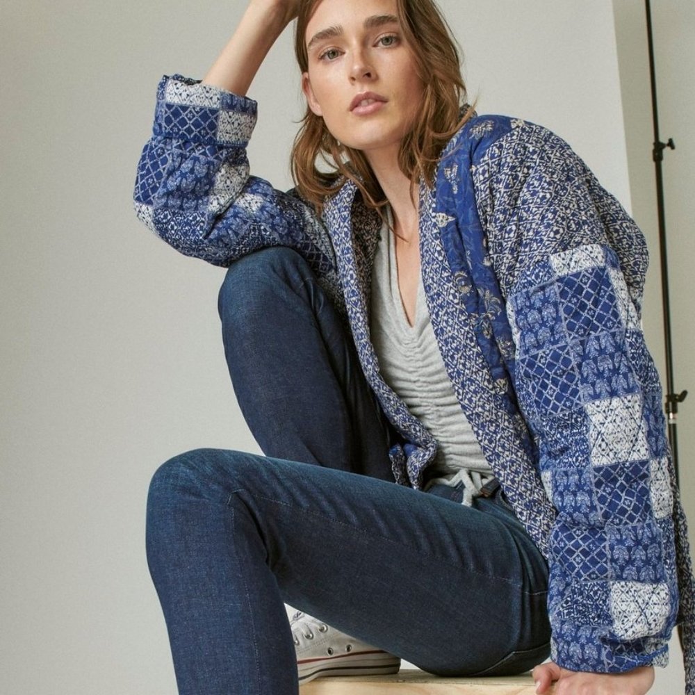 NWOT Lucky Brand Raw Edge Bridgette High Rise Skinny Ankle jeans. Sz 6/28A